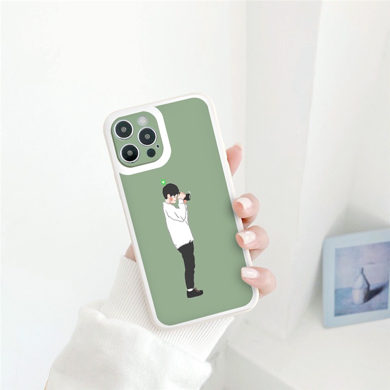 Ốp lưng iphone cặp đôi chụp ảnh cạnh vuông  cho iphone 11 7plus 8plus x xsmax 11pro max 12pro 12promax13promax tr1053