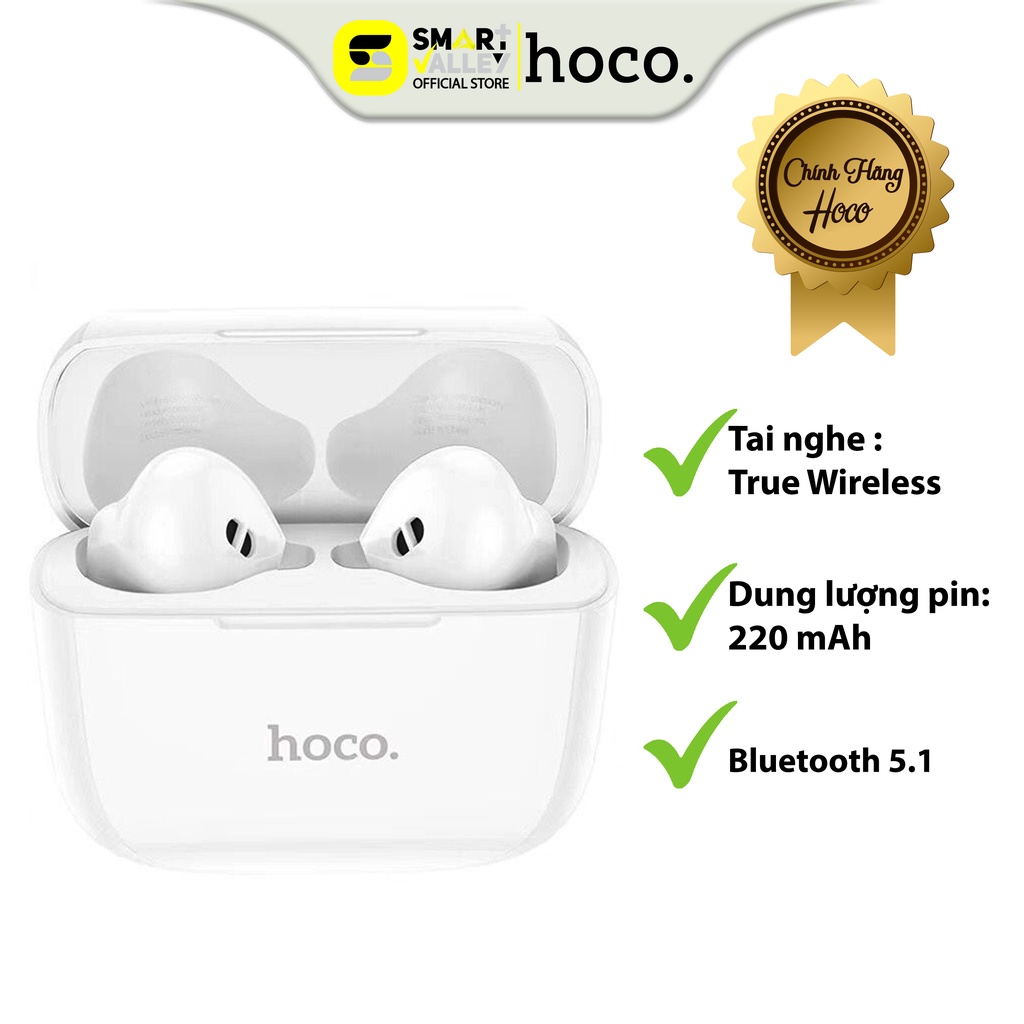 Tai Nghe Bluetooth True Wireless Hoco EW12, Thiết Kế Cao Cấp, Tinh Tế, Ấm Thanh Ấn Tượng, Khử Tiếng Ồn, Kết Nối Ổn Định.
