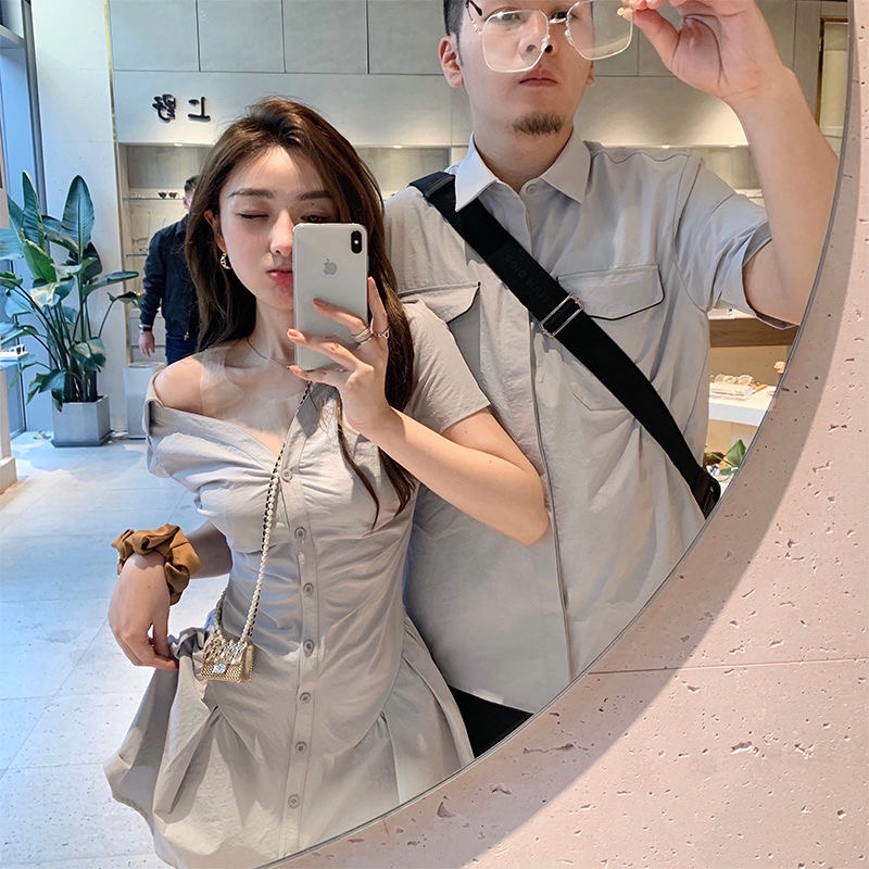 Đầm nữ Perty cổ V ôm dáng đơn giản thời trang