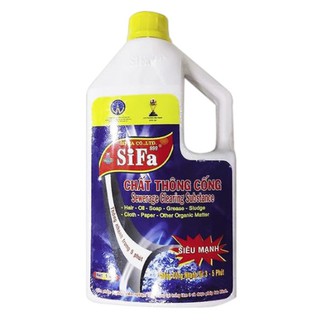 Thông tắc cống, thông tắc ống thoát nước, chống hôi siêu mạnh 5 phút sifa 700g/1400g