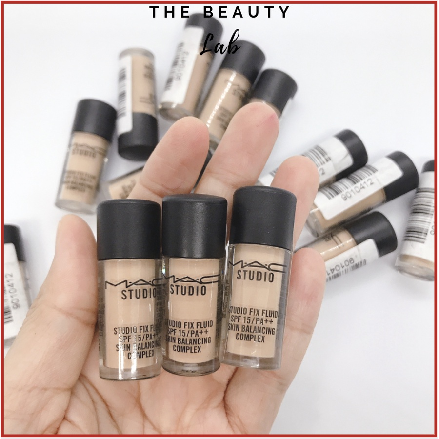 Kem nền M.A.C Studio Fix Fluid SPF 15 PA+++ Skin Balancing Complex-4ml- Màu NC15