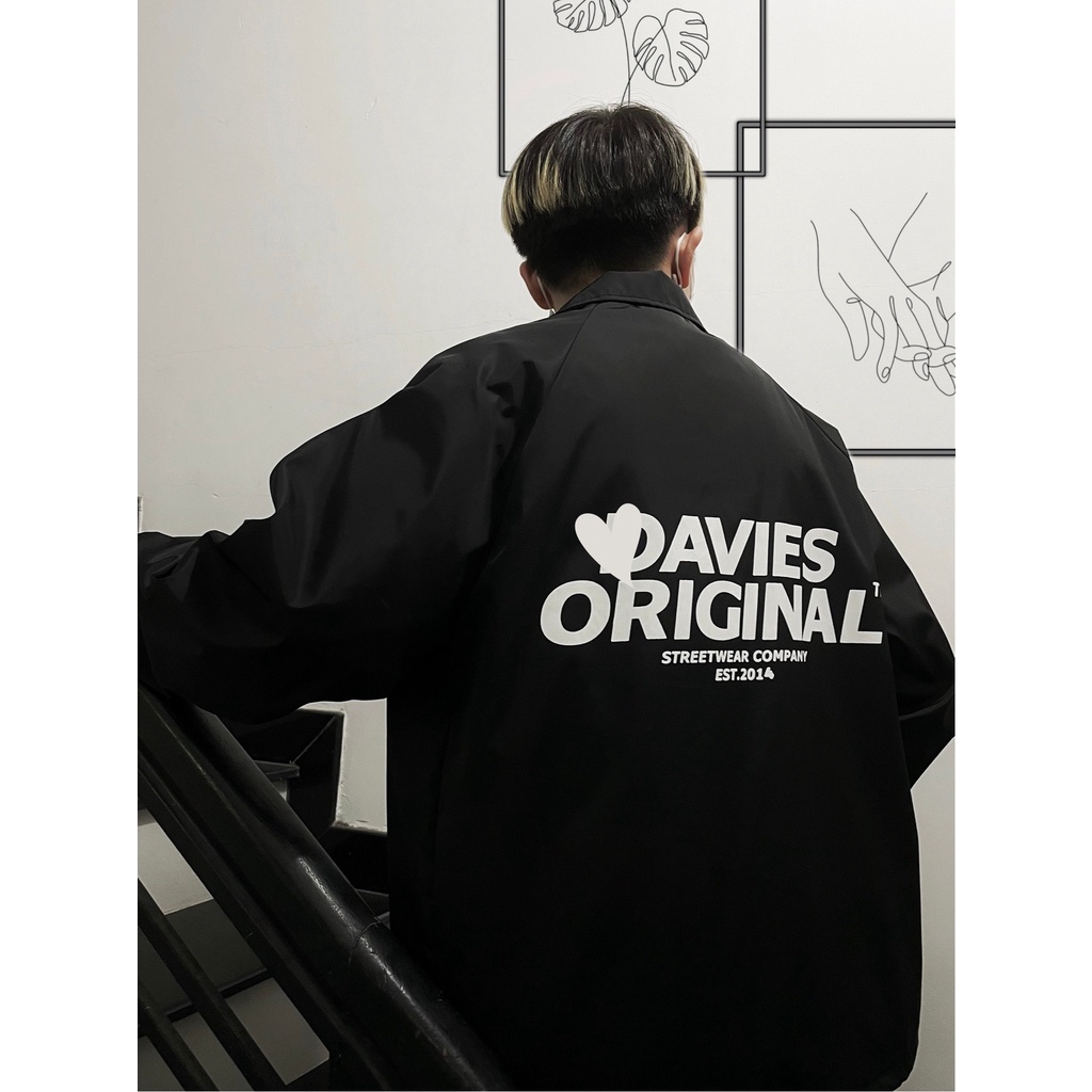 Áo khoác dù jacket Davie 2 lớp nam nữ trượt nước siêu đẹp _ hình thật kèm clip tại Boin shop