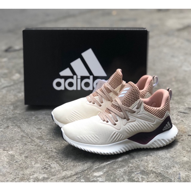 Sale off Giầy alpha bounce kem tím cao cấp fullbox