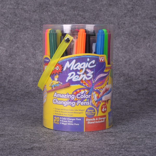 Hộp bút màu thần kỳ Magic Pens cho bé(tặng bộ sticker tô màu)