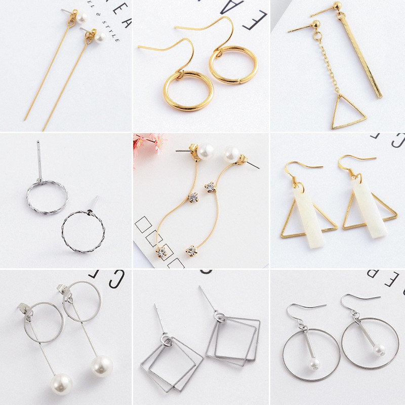 Khuyên tai S925 Thời Trang Phong Cách Cá Tính - Siêu Xinh - Sang Chảnh - Khuyên Tai Khểnh Shop