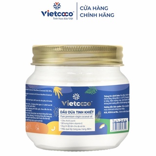 Dầu Dừa Nguyên chất Organic VIETCOCO: 250 Ml- 50ML