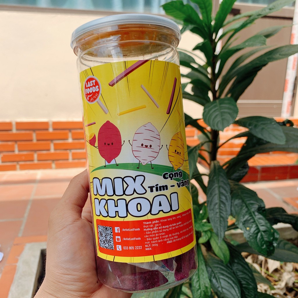 Khoai mix 3 vị hũ pet tiện lợi ,ăn vặt LASTFOODS Hà Nội với các mẫu đồ ăn vặt các miền đầy đủ hương vị thơm ngon giá rẻ