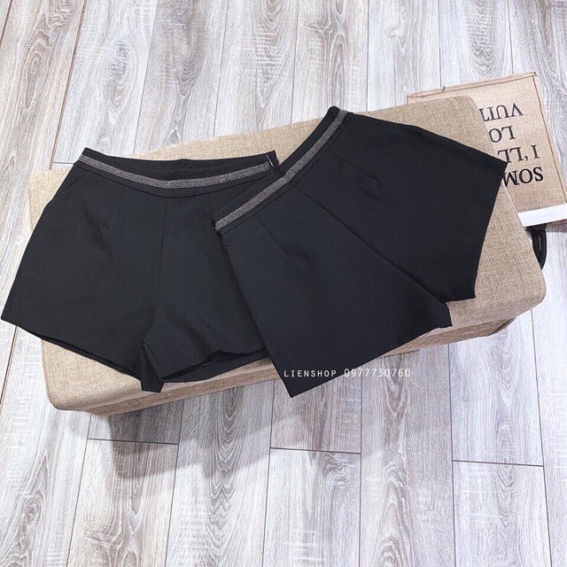 Quần Short Cạp Kim Tuyến Siêu Hot Sang Chảnh Cho Nàng Vi Vu