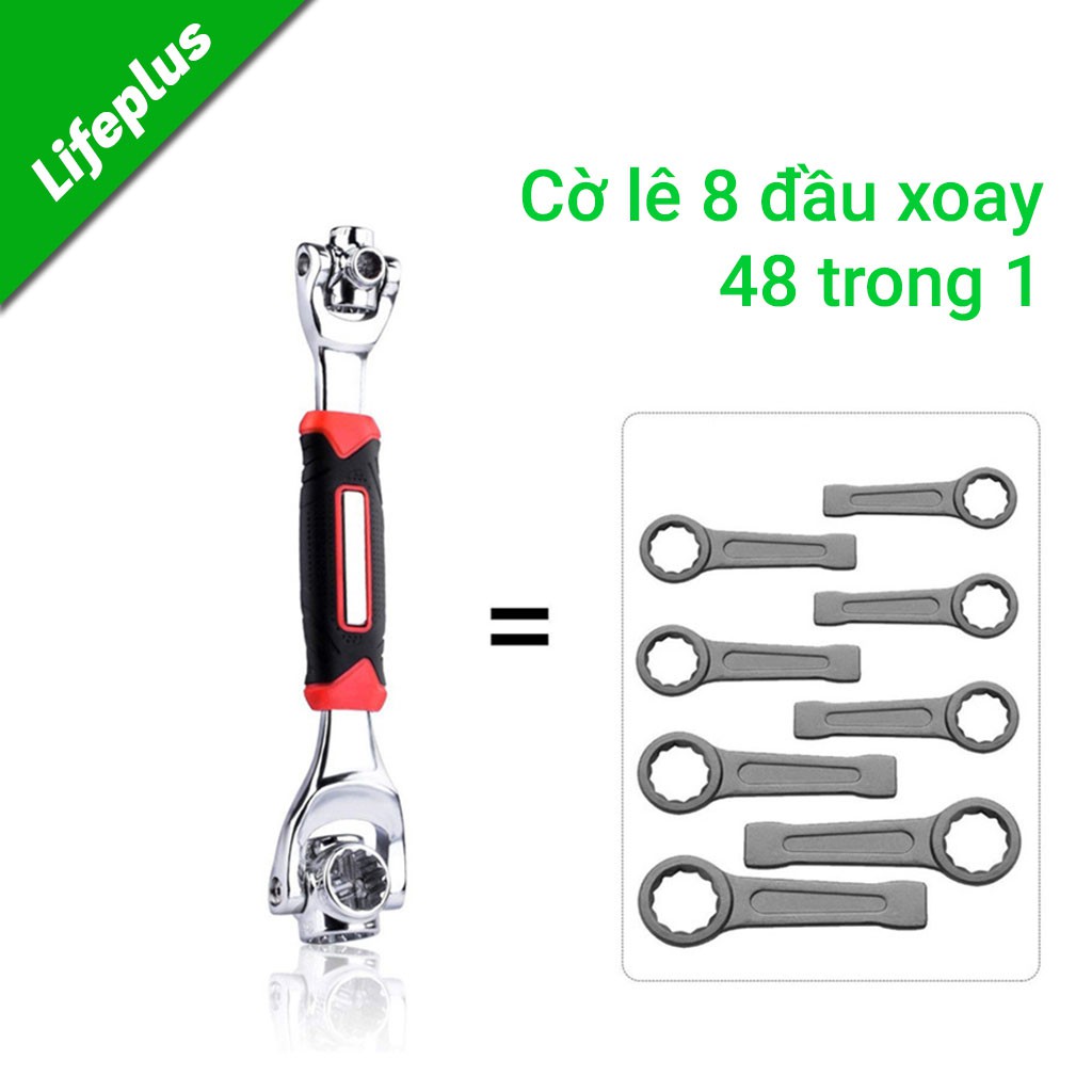 Cờ lê 8 đầu xoay đa năng 48 in 1