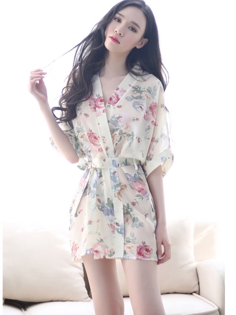 Áo choàng ngủ cổ chữ V quyến rũ AC01 | BigBuy360 - bigbuy360.vn