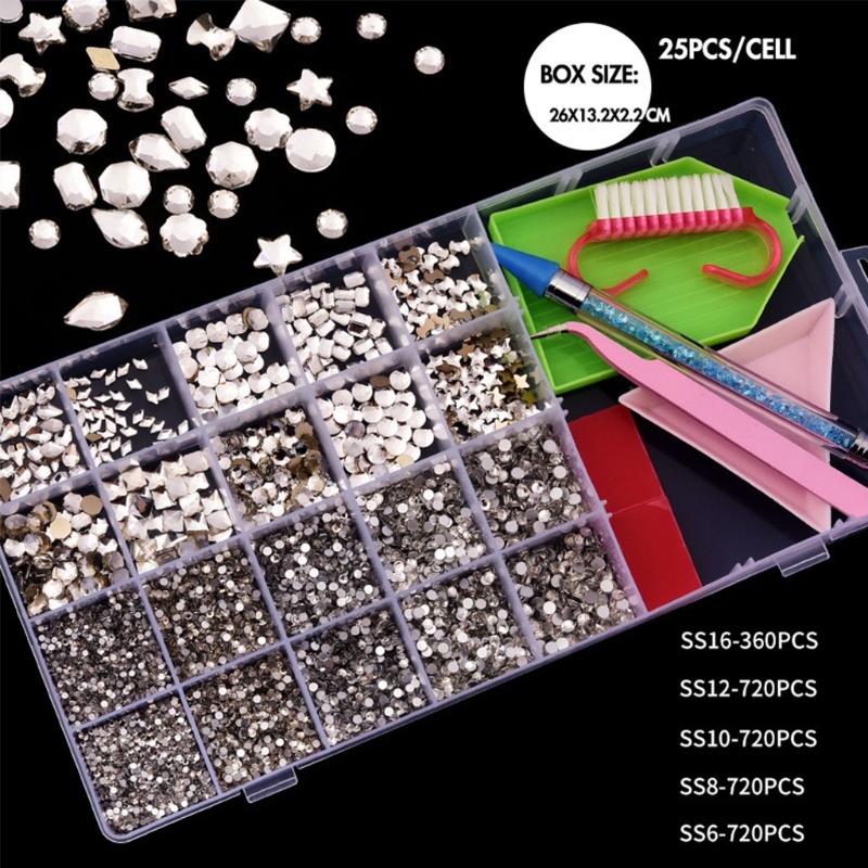 Đá Pha Lê AB Lấp Lánh Trang Trí Móng Tay Nghệ Thuật YOUYO