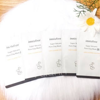 Sample 3m - Mặt nạ tro núi lửa Innisfree Super Volcanic Pore Clay Mask 2x