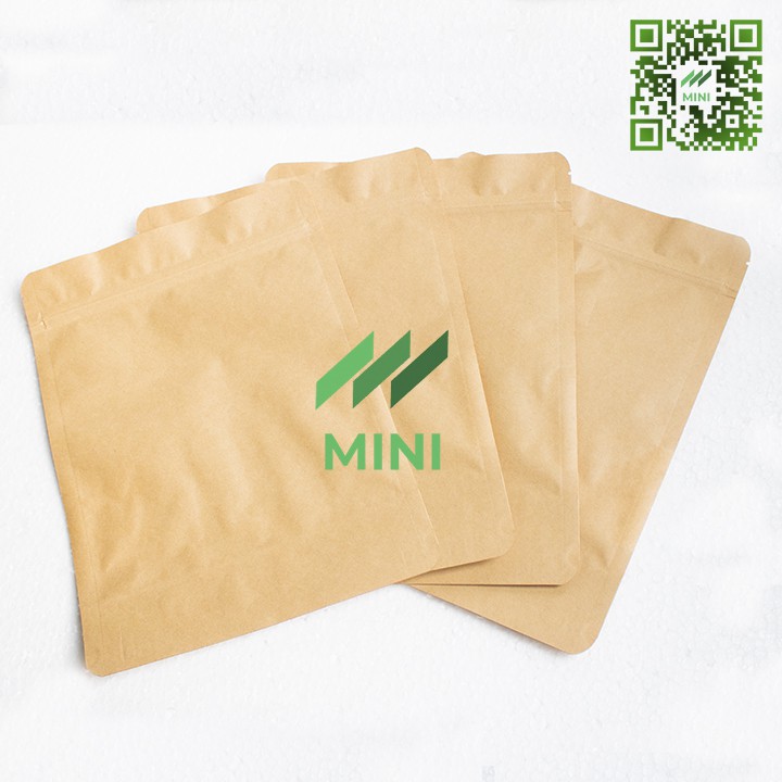 Túi zip giấy Kraft có cửa sổ - Túi đựng thực phẩm