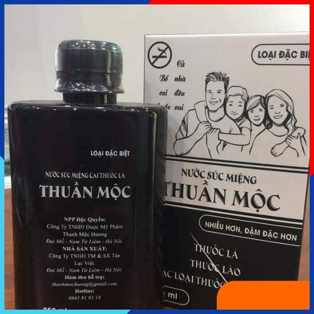 Nước súc miệng cai thuốc-cai dứt điểm với 1 liệu trình