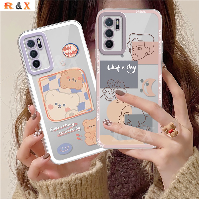 Ốp Điện Thoại Dẻo Cho OPPO A16 A16K A16e A15 A55 A95 A74 A54 A12 A7 A3S A5S A52 A92 A53 A94 A96 A31 F9 A1K A37 F11 Reno 7z 6 5F