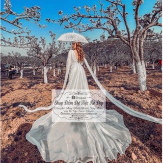 [FREESHIP] Đầm maxi tà dài đi biển có feedback