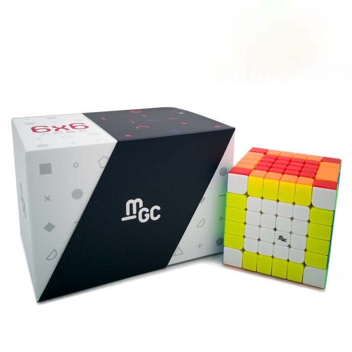 [Chính Hãng] Rubik 6x6 YJ MGC 6x6 Có Nam Châm Stickerless Rubic Không Viền 6 Tầng (Hãng Mod)