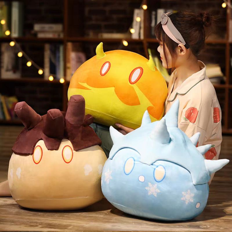 Thú bông mochi slime Genshin Impact nâng cấp 30/45/60cm