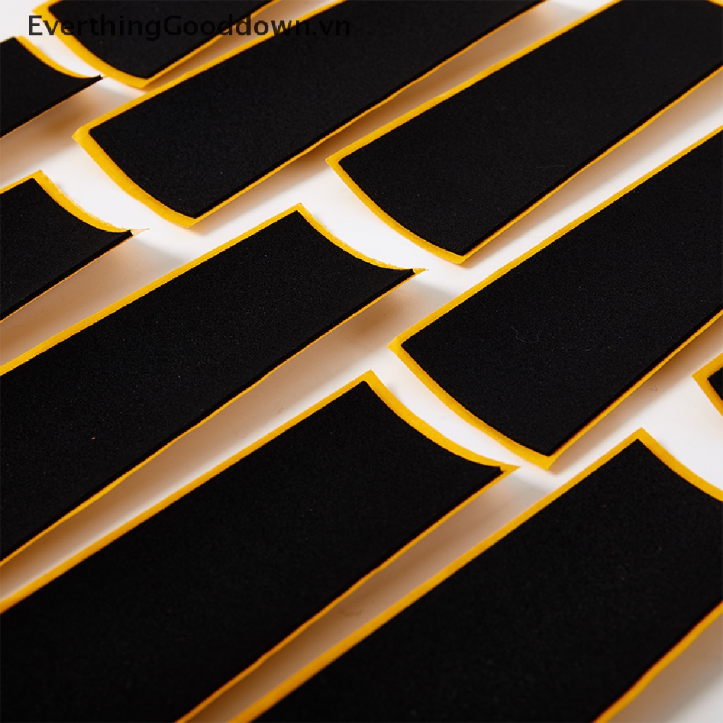 Everthinggooddown 10 Miếng Dán Bằng Xốp Màu Đen Dán Bảng Gỗ Không Cắt Tay