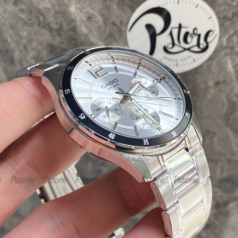 Đồng hồ nam Casio MTP-1374D-7 dây kim loại