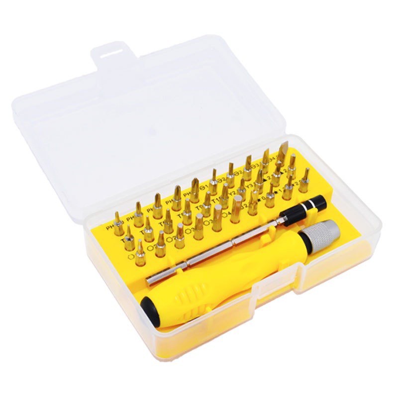 ❤️ FREESHIP ❤️ GIACUCSOC BỘ TUA VÍT ĐA NĂNG GỒM 32 CHI TIẾT, CHẤT LIỆU HỢP KIM THÉP KHÔNG GỈ, NHỎ. TIỆN LỢI.