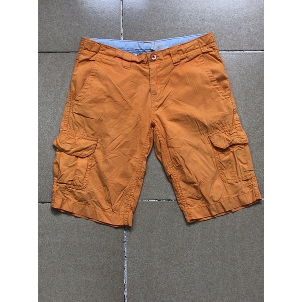 Size 29 quần short ngố đùi nam màu cam túi hộp mới ok 2hand