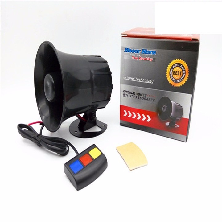 Còi Hú 3 Chế Độ 12V