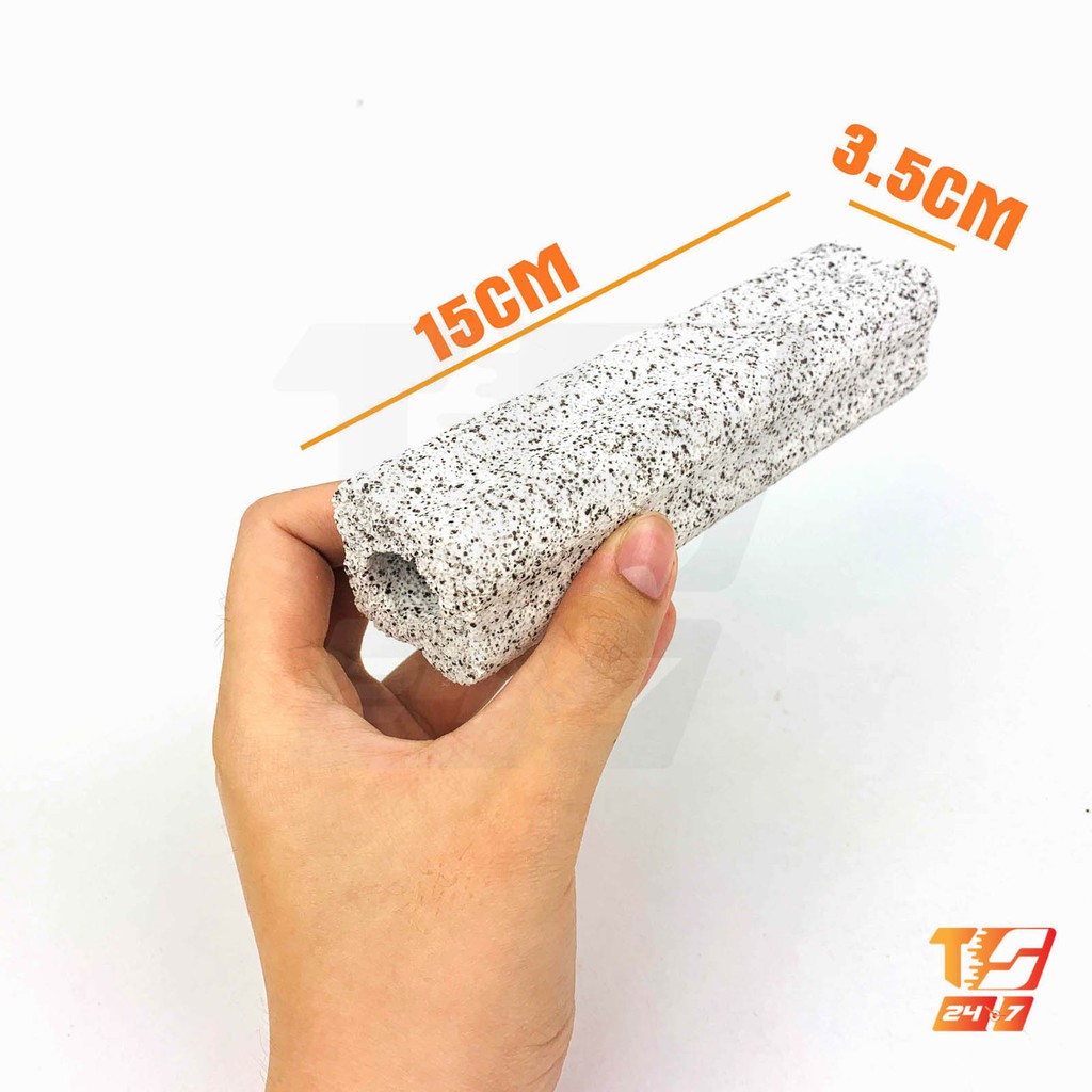 Thanh Sứ Lọc Muối Tiêu Lớn 15x3.5cm - Vật Liệu Lọc Nước Hồ Cá, Bể Thủy Sinh