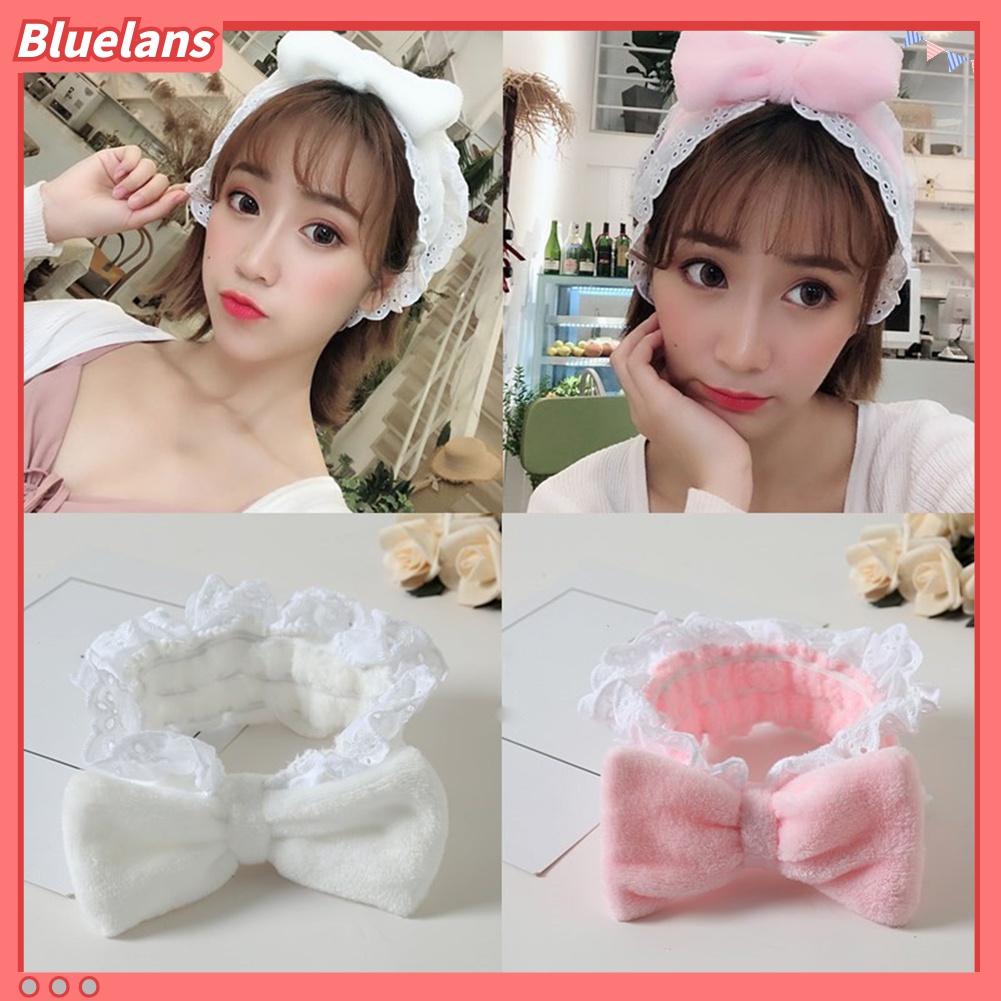 Băng Đô Co Dãn Đính Nơ Xinh Xắn Cho Nữ