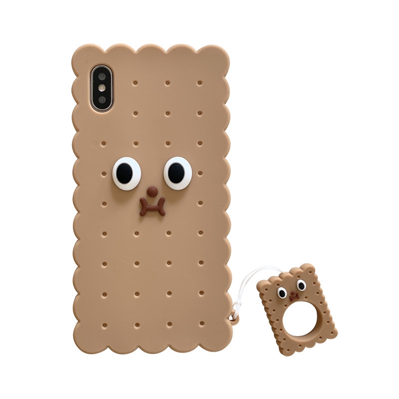 Ốp Điện Thoại Silicon Mềm In Hình Bánh Quy Có Dây Đeo Cho Iphone 6 / 7 / 8 Plus X Xs Max Xr 11 Pro Max | BigBuy360 - bigbuy360.vn
