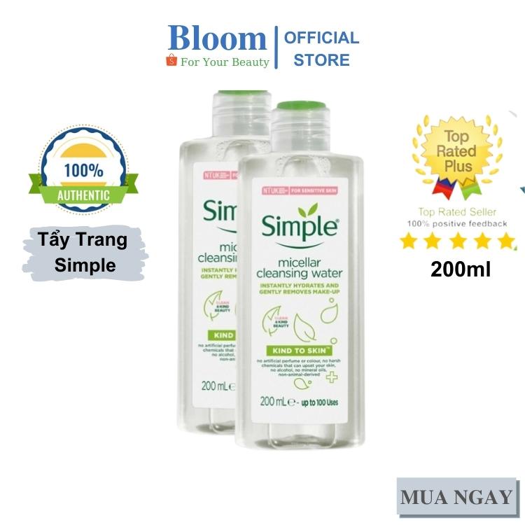 Nước Tẩy Trang Simple Micellar Cleansing Water 200ml | BigBuy360 - bigbuy360.vn