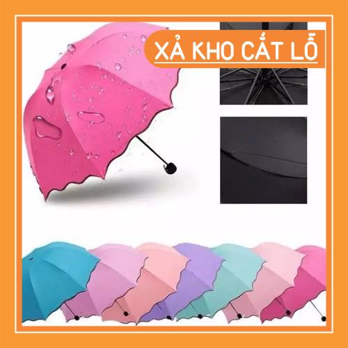 Ô dù ma thuật gặp nước nở hoa chống tia UV nhiều màu giao ngẫu nhiên [XẢ KHO HOT]