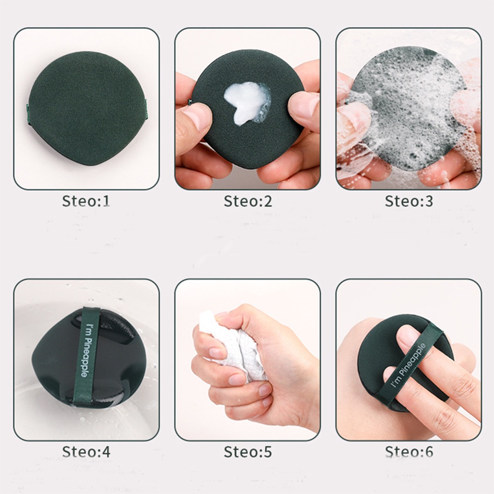 [Hàng mới về] Mút đánh phấn trang điểm mềm mại hai mặt hình tròn chất lượng cao