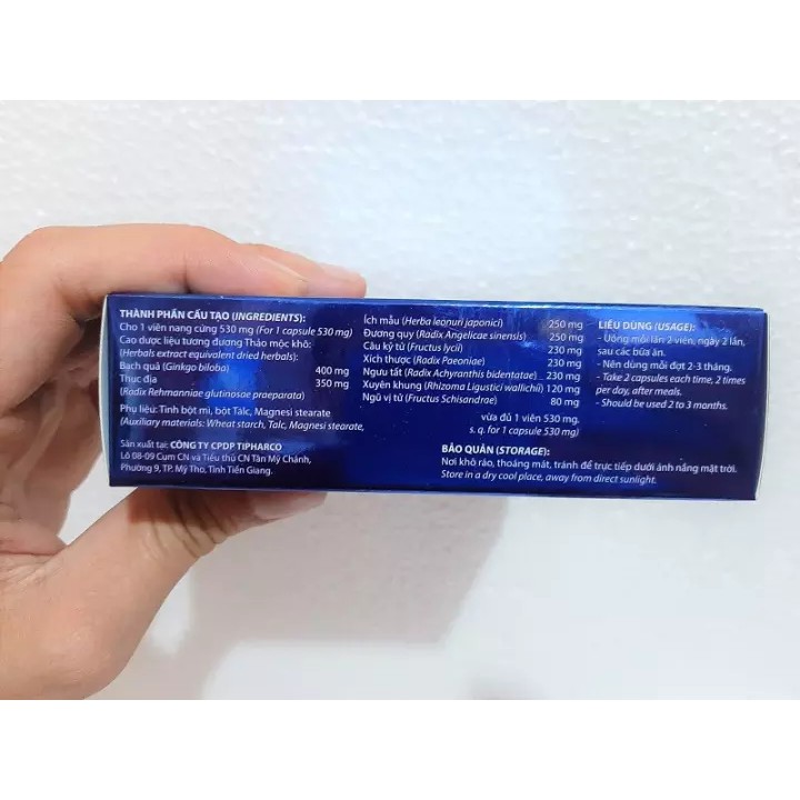 Hoạt huyết dưỡng não (30 viên/hộp) mẫu mới | Thế Giới Skin Care