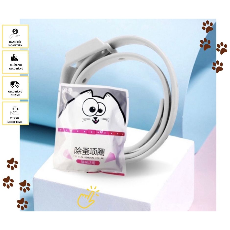 Vòng cổ Chống Ve, Rận, Bọ Chét, Côn Trùng Cho Chó Mèo - Laila Petshop
