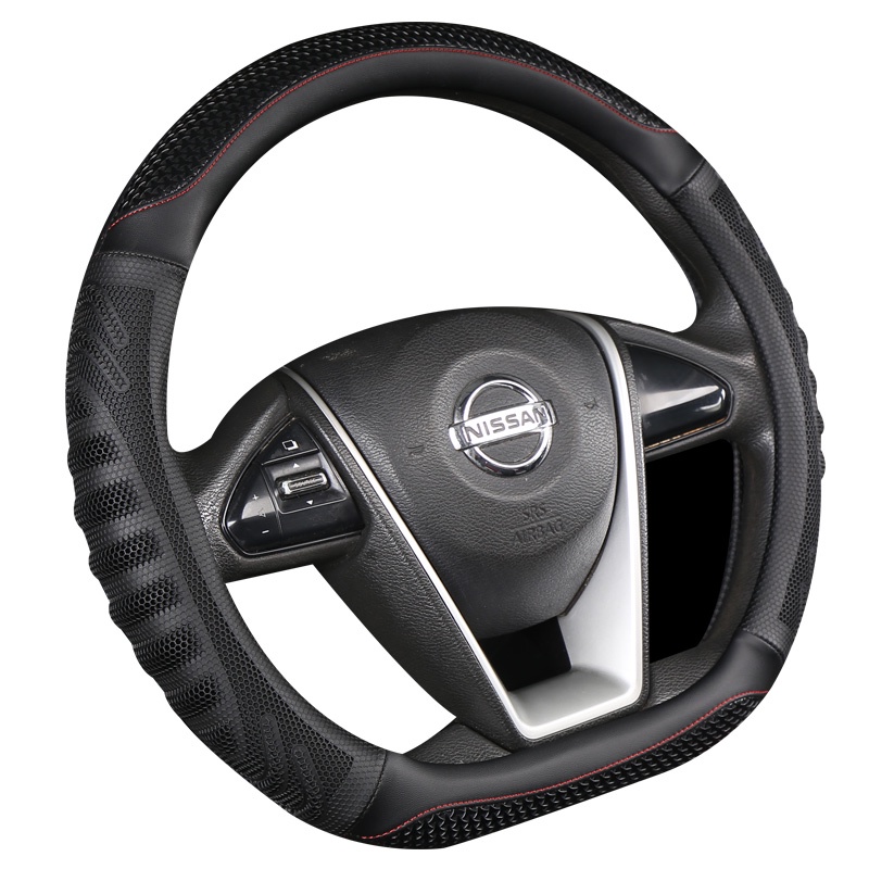 Bọc Vô Lăng Xe Hơi Bằng Da PU Hình Chữ D Cho Nissan Rogue / X-trail / Kicks / Rogue Sport / Rogue Hybrid 2017-2021Qashqai 2019-2021