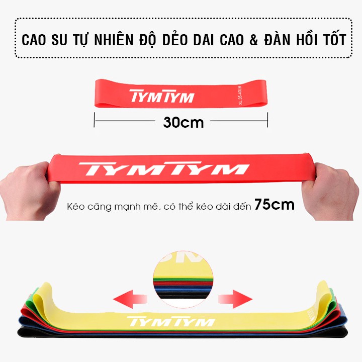 Dây kháng lực tập chân mông, dây mini Band, đồ dùng thể thao tại nhà, vòng cao su đàn hồi thể lực shop9k