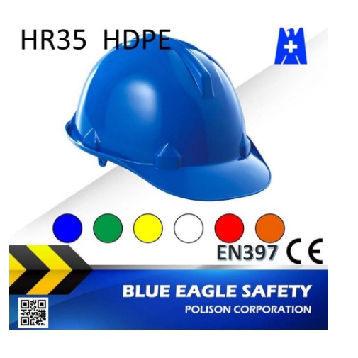 Mũ bảo hộ công nghiệp có núm vặn Blue Eagle HR35