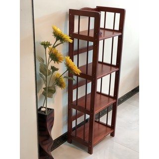 Kệ sách, kệ  gỗ để đồ đa năng 4 tầng -Tặng kèm tuột vít 2 đầu đa năng