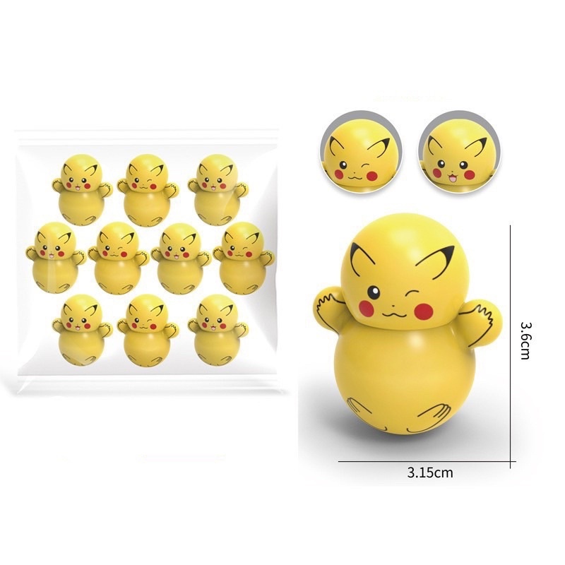 PVN42613 Lật Đật mini Hình Squid Game Và Doaremon Dễ Thương Siêu Đáng Yêu Đồ Chơi Cho Bé