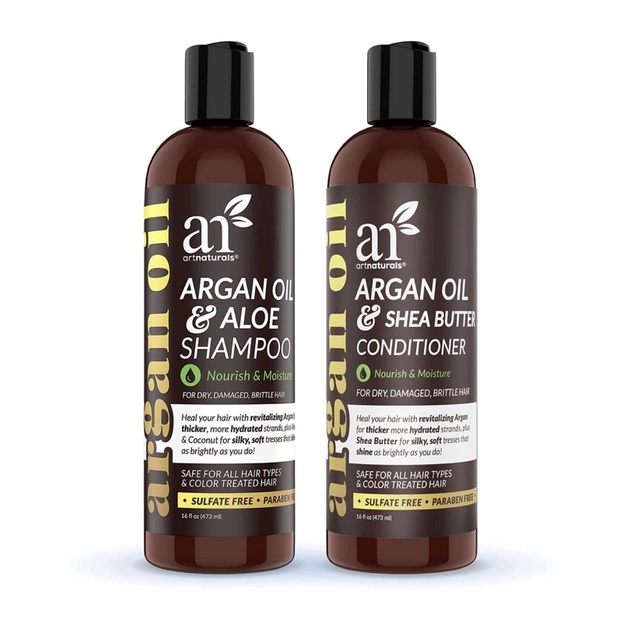 Bộ dầu gội + xả artnaturals Moroccan Argan Oil Shampoo and Conditioner 473ml/chai