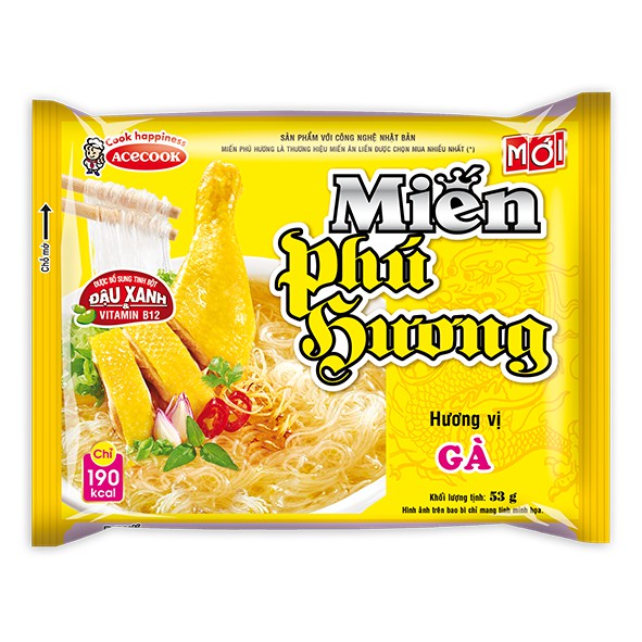 Miến PHÚ HƯƠNG ( Thịt Bằm,Sườn heo,Lẩu thái tôm,Heo nấu măng, Gà ) 58g | BigBuy360 - bigbuy360.vn
