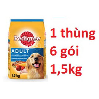 6 gói thức ăn chó Pedigree vị gà gói 1,5kg