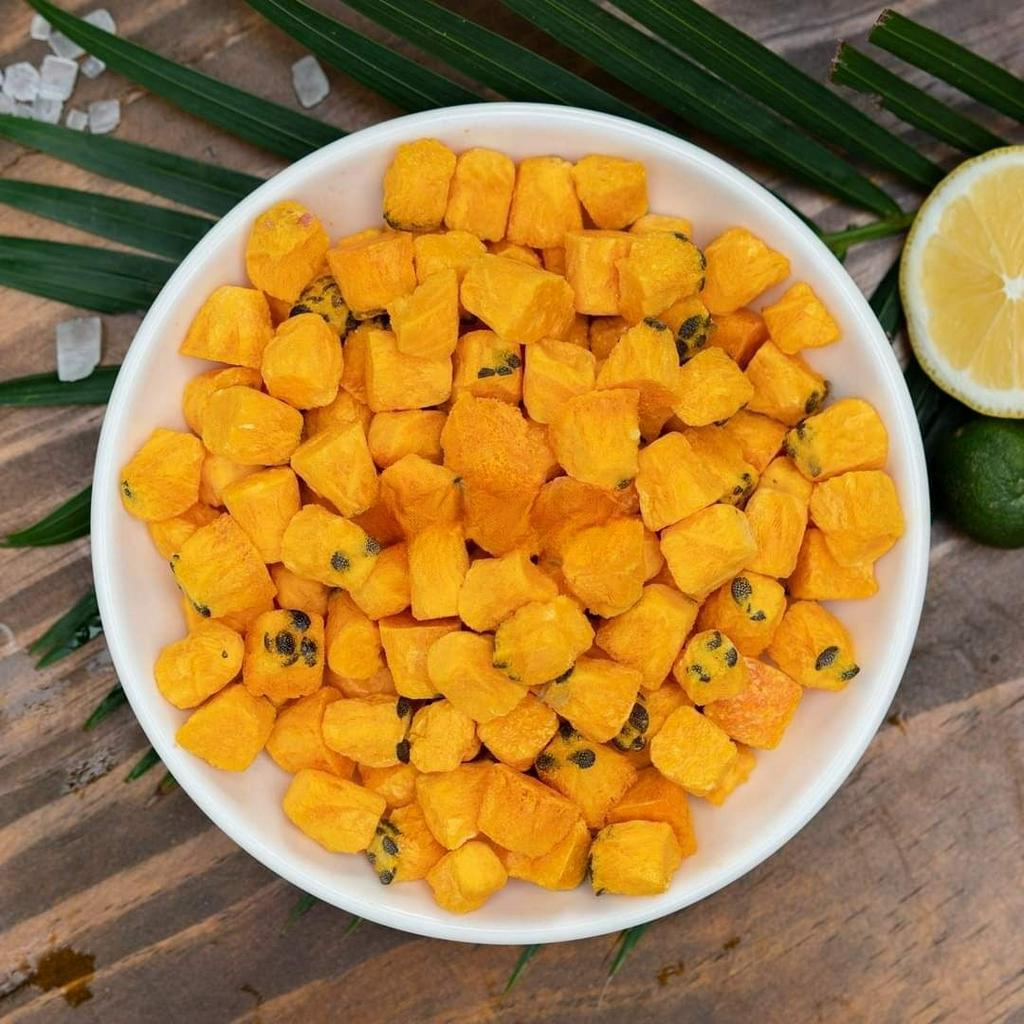 Chanh leo sấy khô giúp quản lý cân nặng hiệu quả, ngăn ngừa tình trạng lão hóa da Satoso 100g