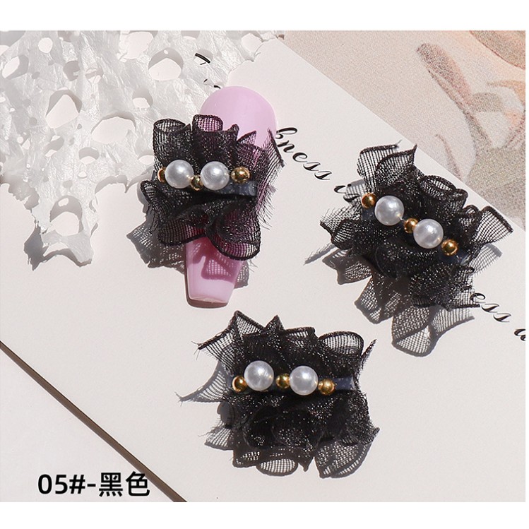 Charm nơ nhún trang trí nail