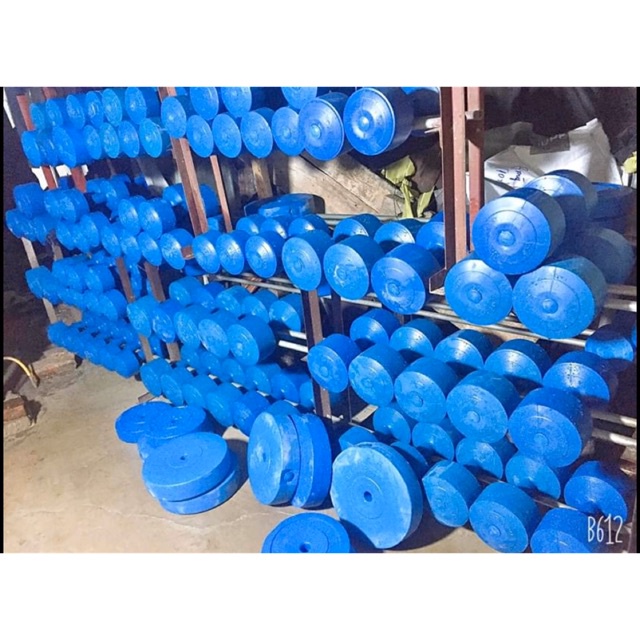 Tạ tay nhựa cao cấp đã nhồi 6KG,7KG,8KG