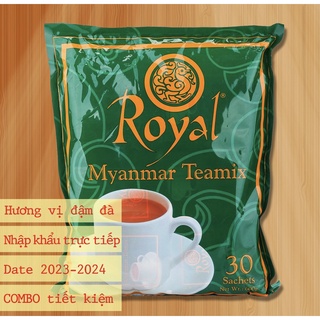 (DATE 2025) Trà sữa Royal Myanmar Teamix (30 gói nhỏ 20g)