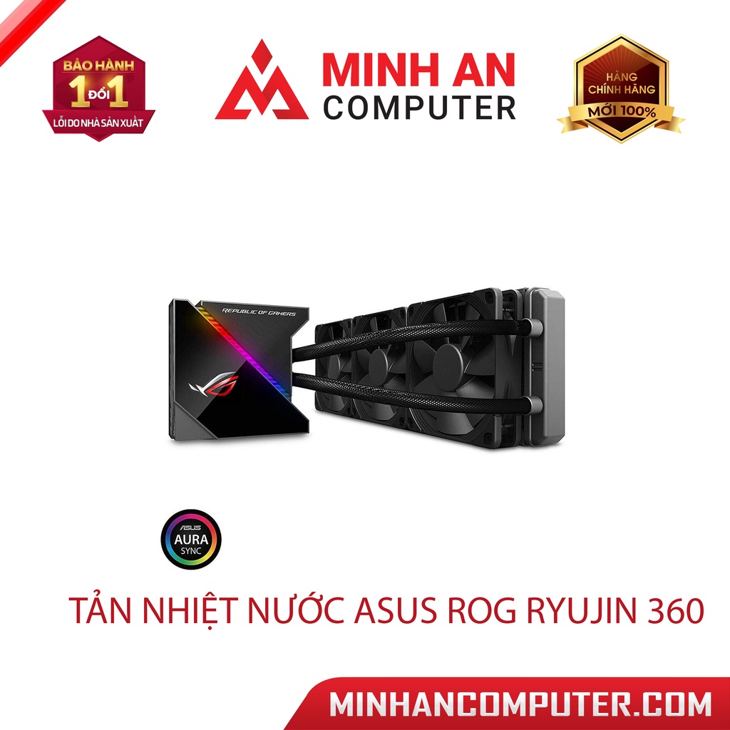 Tản nhiệt nước AIO Asus ROG Ryujin 360 Hàng chính hãng