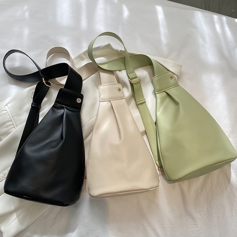 Túi Đeo Chéo Màu Sắc Đơn Giản Thời Trang Cho Nữ