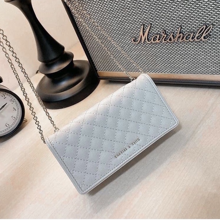 Túi Xách Nữ CNK dây xích tag vàng size 20,chất da hạt siêu đẹp